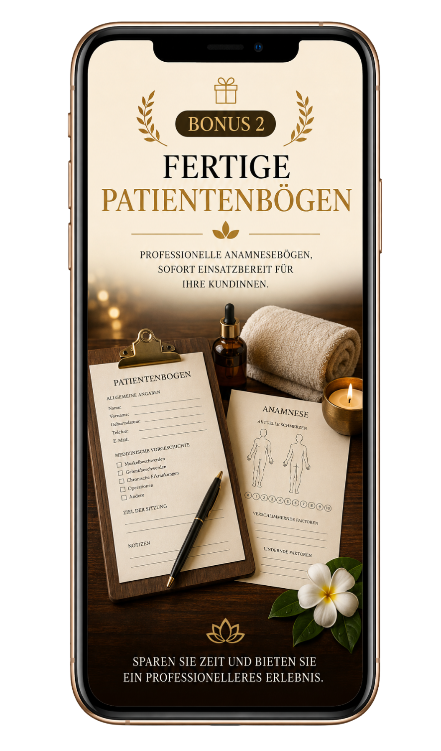 Bonus 2 – Fertige Patientenbögen