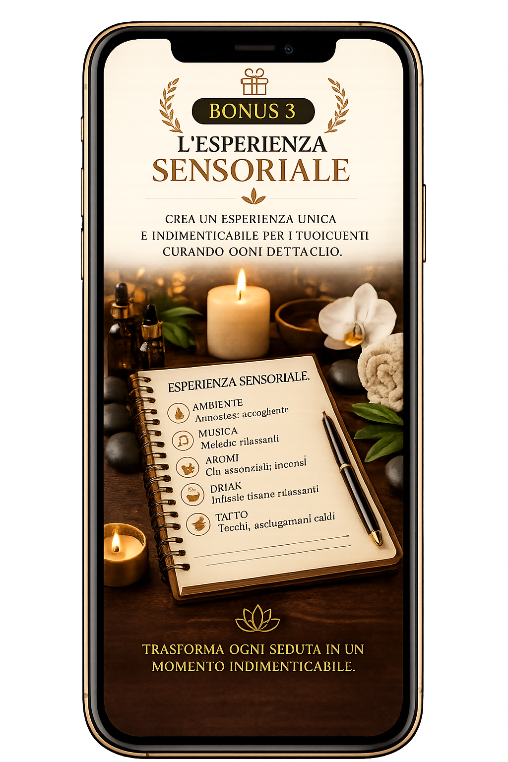 Bonus 3 – L'Esperienza Sensoriale