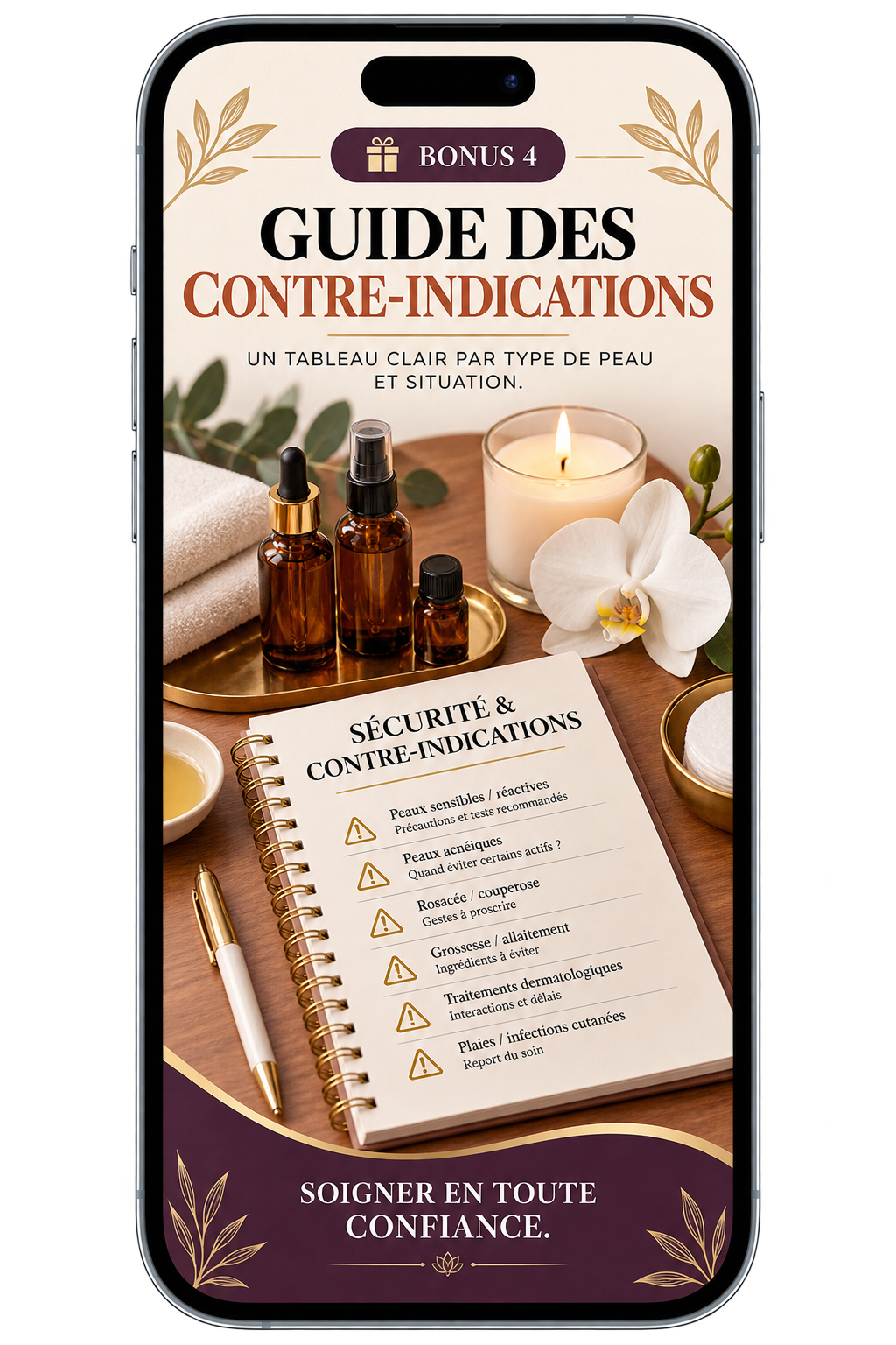 Guide des Contre-indications & Sécurité
