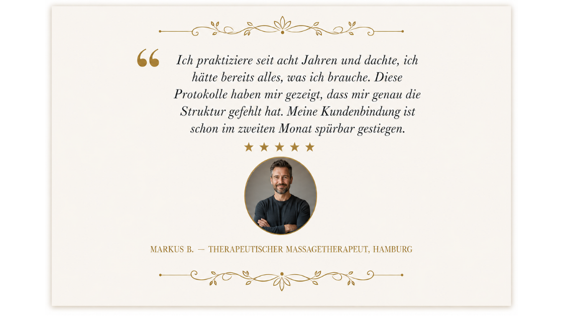 Erfahrungsbericht Julia S., selbstständige Massagetherapeutin, Berlin