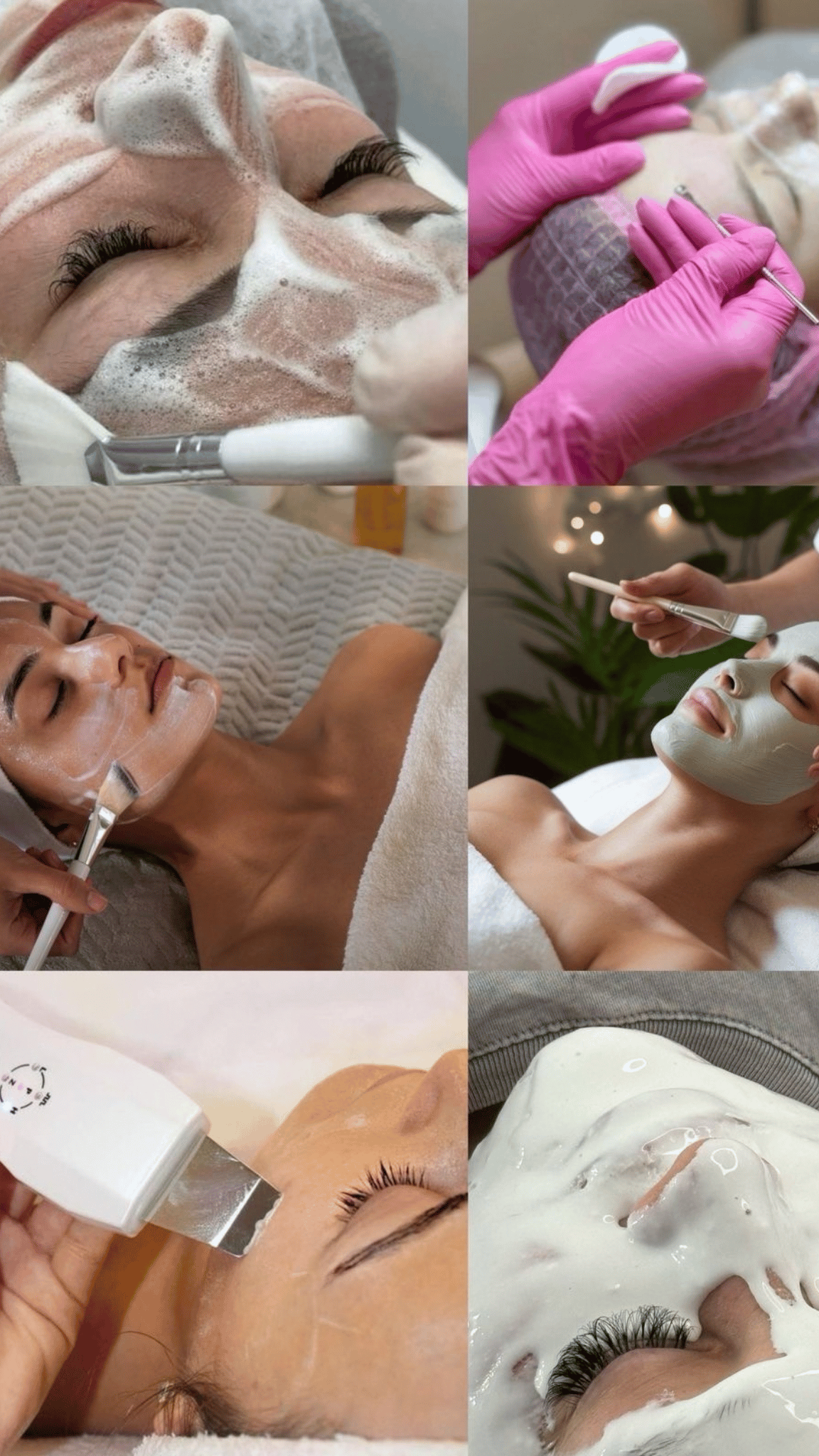 Procédure de soin du visage