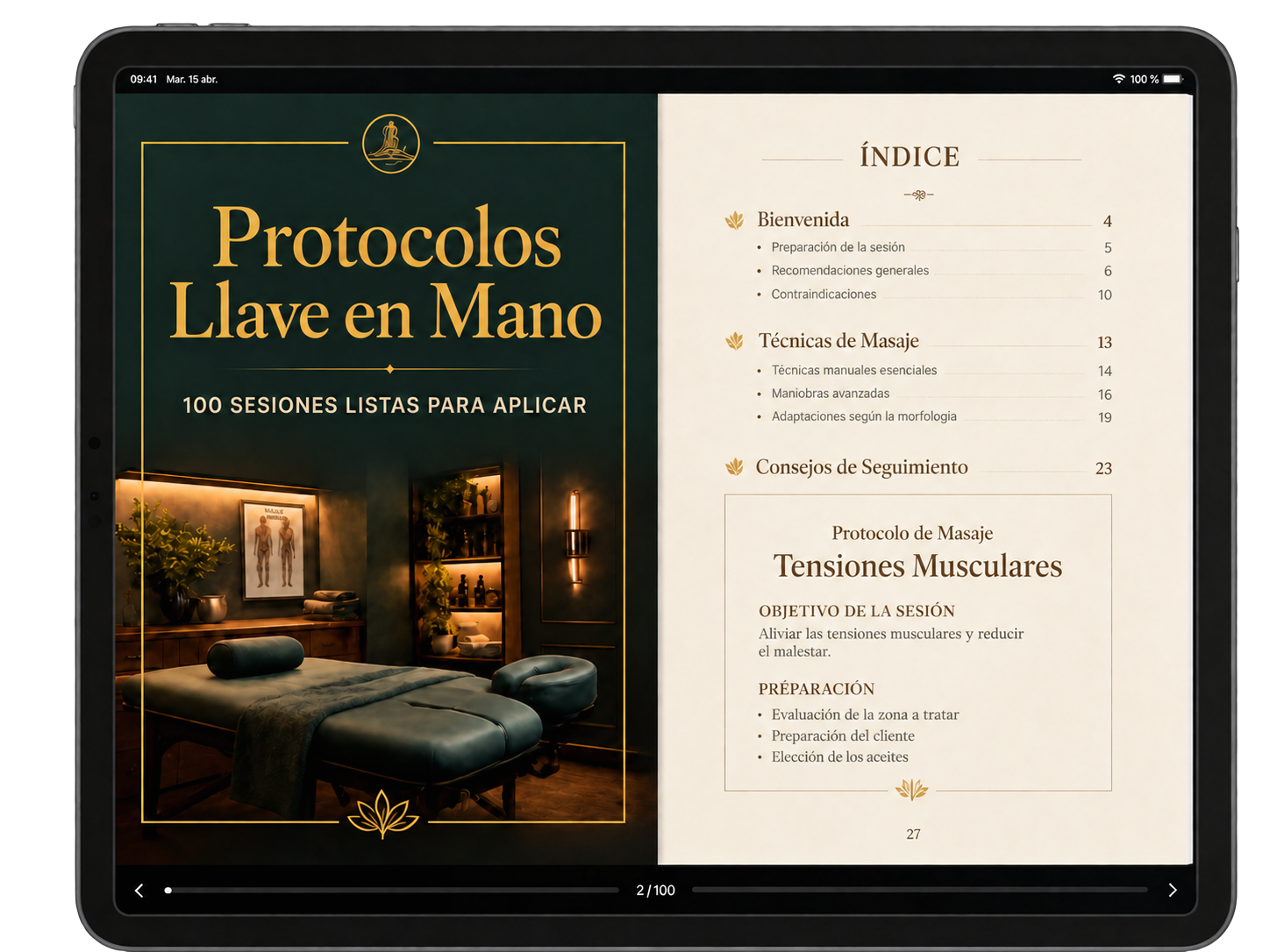 Protocolos Llave en Mano, mockup del producto